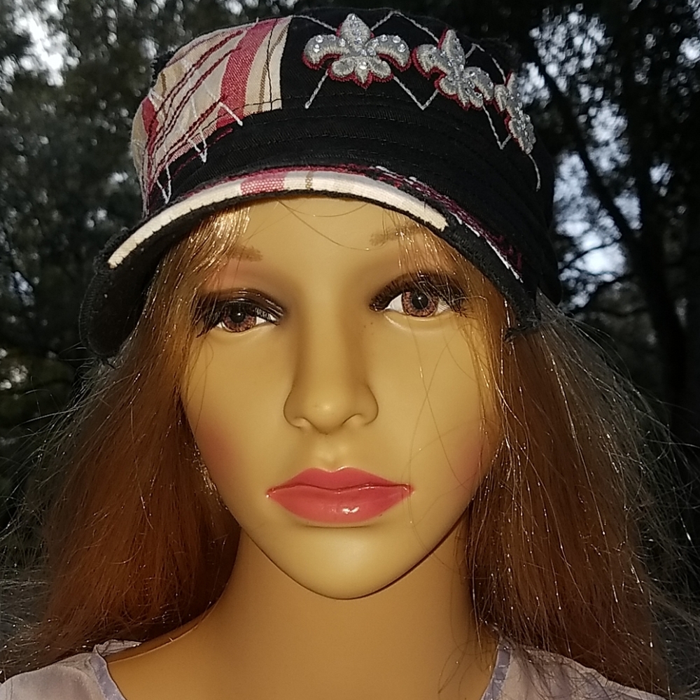 KB Ethos fleur de lis women's cab driver hat